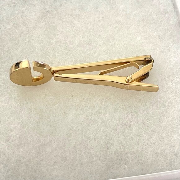 Christian Dior Gold Tie Clip - Picture 3 of 4